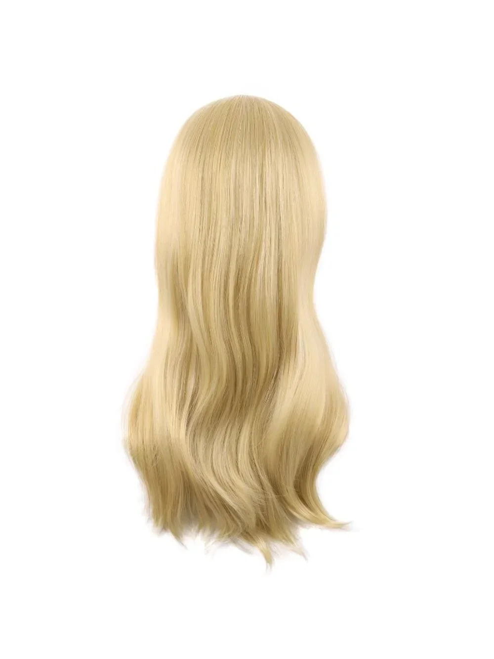 Women Mixed Golden 24 Inch Heat Resistant Long Side Bang Wavy Curly Cosplay Wigs